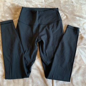 Black Lululemon leggings, "28 length
